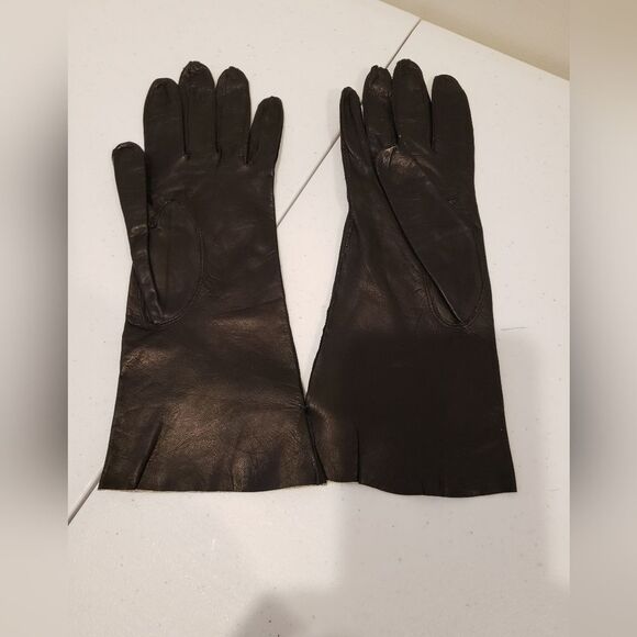 Max Mayer Leather Gloves Made In Italy - Picture 2 of 4